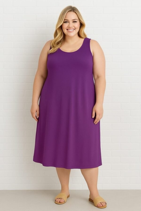 ㆍLUXㆍ (VESTIDO LARGO SIN MANGAS) MORLEY BASTON FINO