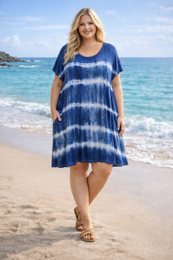 ✦CARIBE✦ (VESTIDO CORTO CON MANGAS)