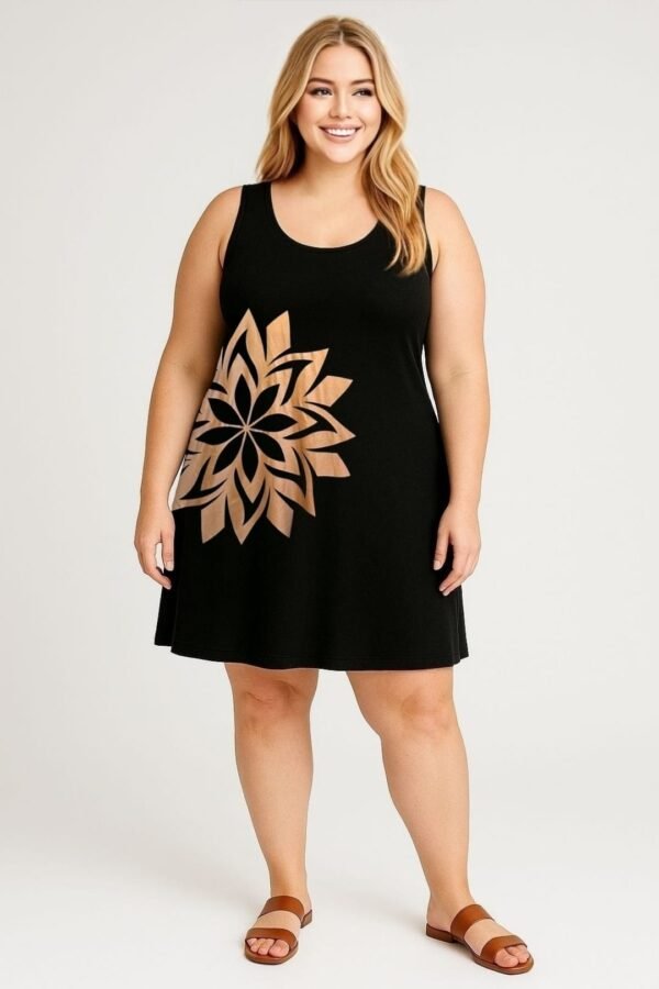 ♥MANDALA♥ (VESTIDO CORTO MUSCULOSA)