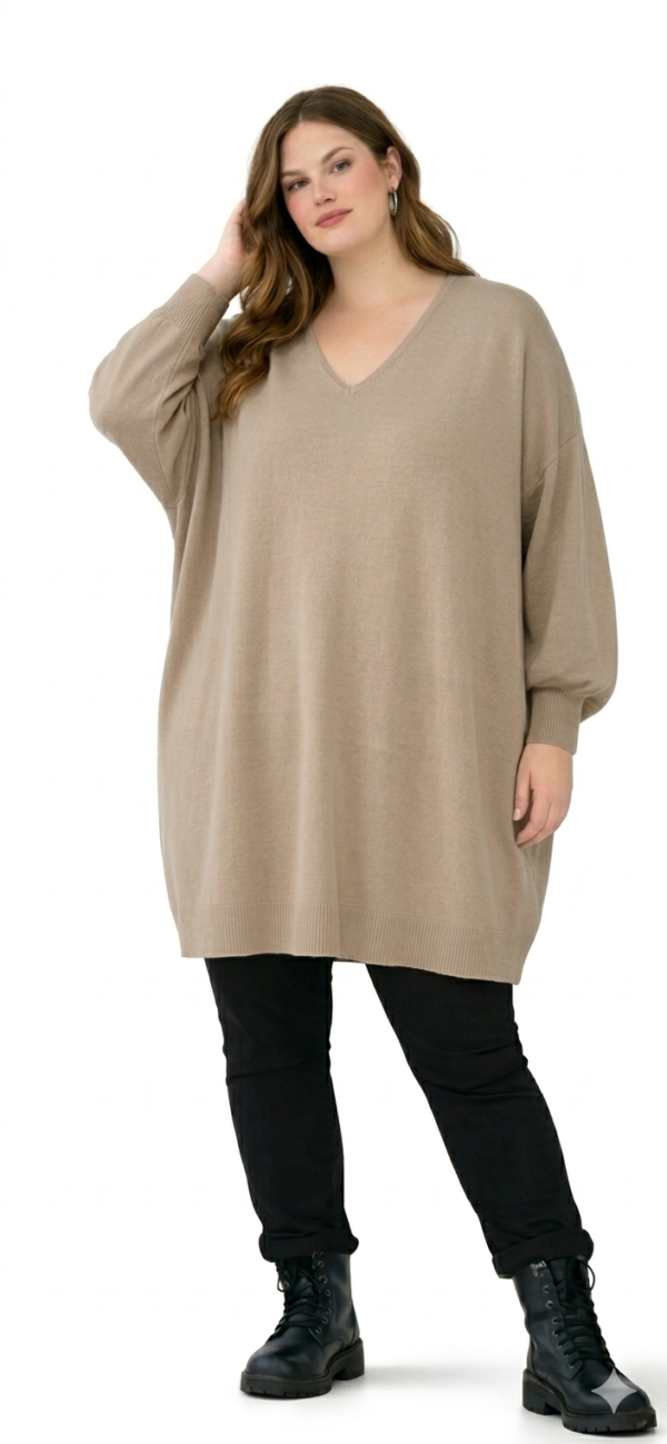 no04ㆍMaxi Sweater Victoriaㆍ (cuello especial)
